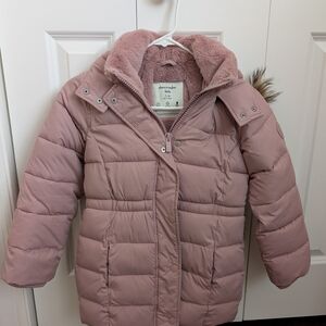 Abercrombie Kids Blush Puffer Coat
